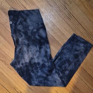 lululemon athletica Leggings - Black Tie-Dye